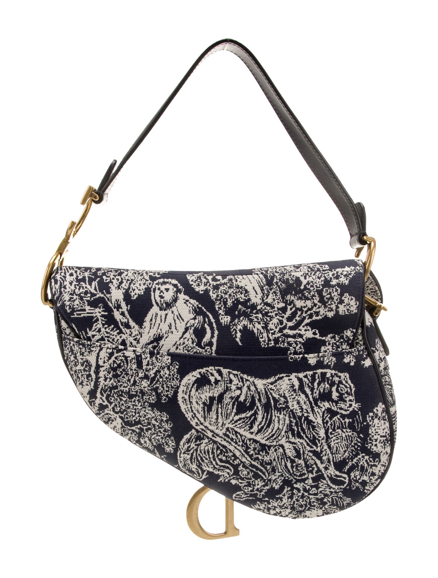 Christian Dior Canvas Saddle